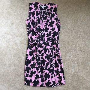Pink Floral Diane Von Furstenburg dress